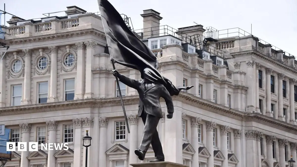 'All options' considered for Banksy's flag statue