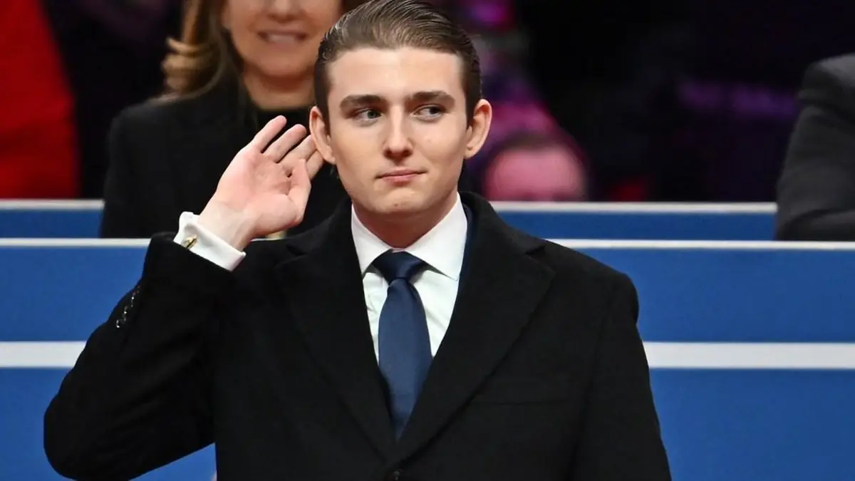 Barron Trump’s nephew is his lookalike at 13th birthday celebrations