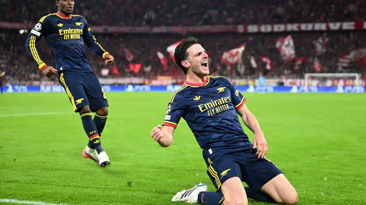 Bayern Munich 2-2 Arsenal: Declan Rice steals Harry Kane limelight in Champions League draw