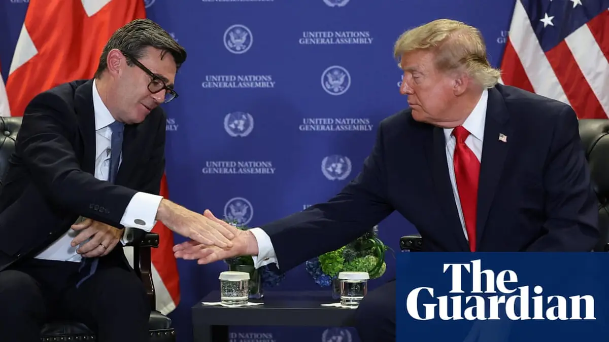 Donald Trump praises ‘natural businessperson’ Andy Burnham after first meeting