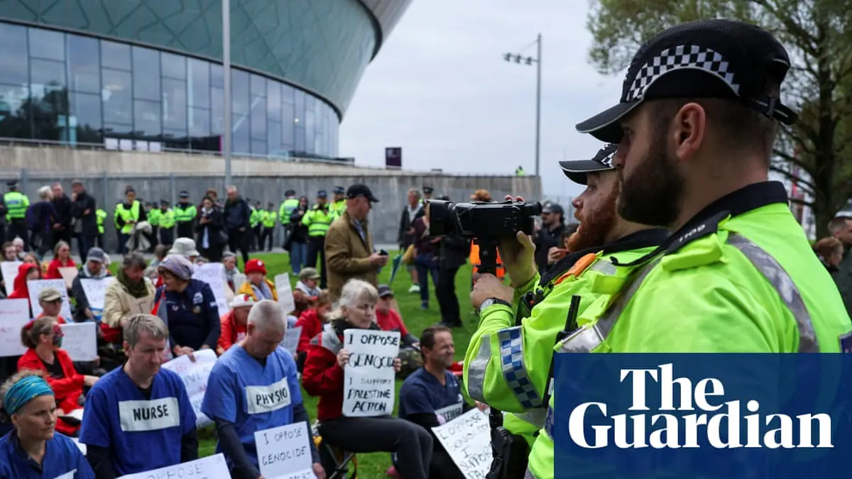 Dozens arrested at pro-Palestine protest on Sunday outside Labour conference