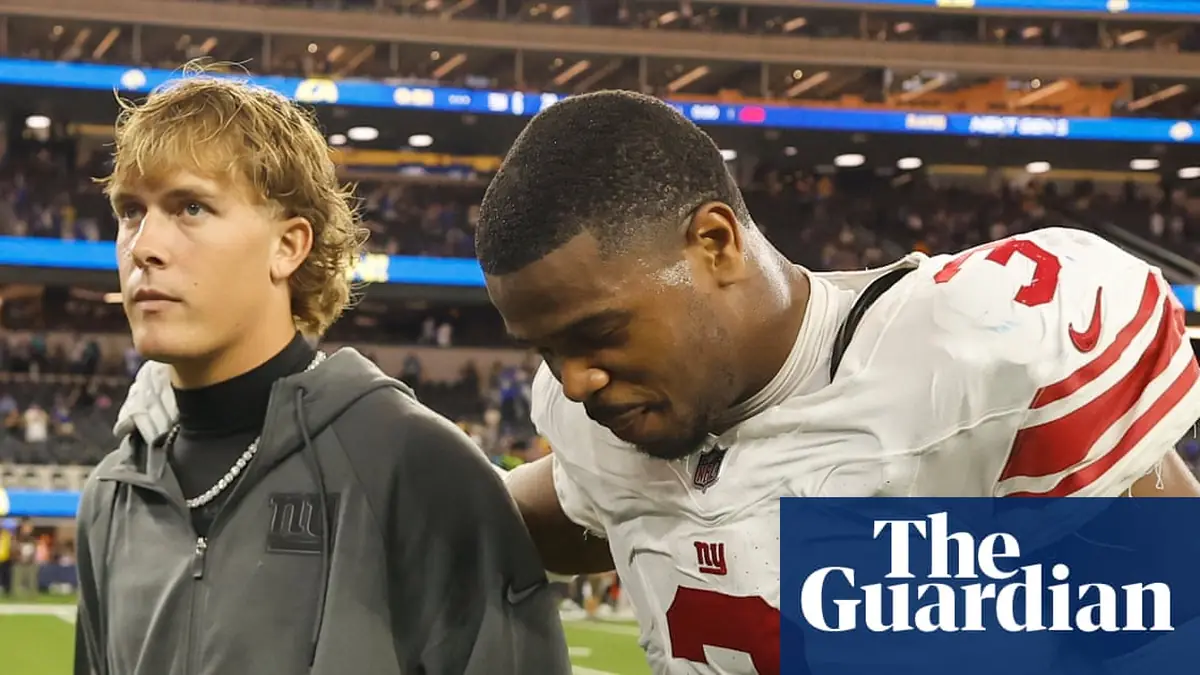 Giants’ Jaxson Dart set for season-ending surgery after serious knee injury