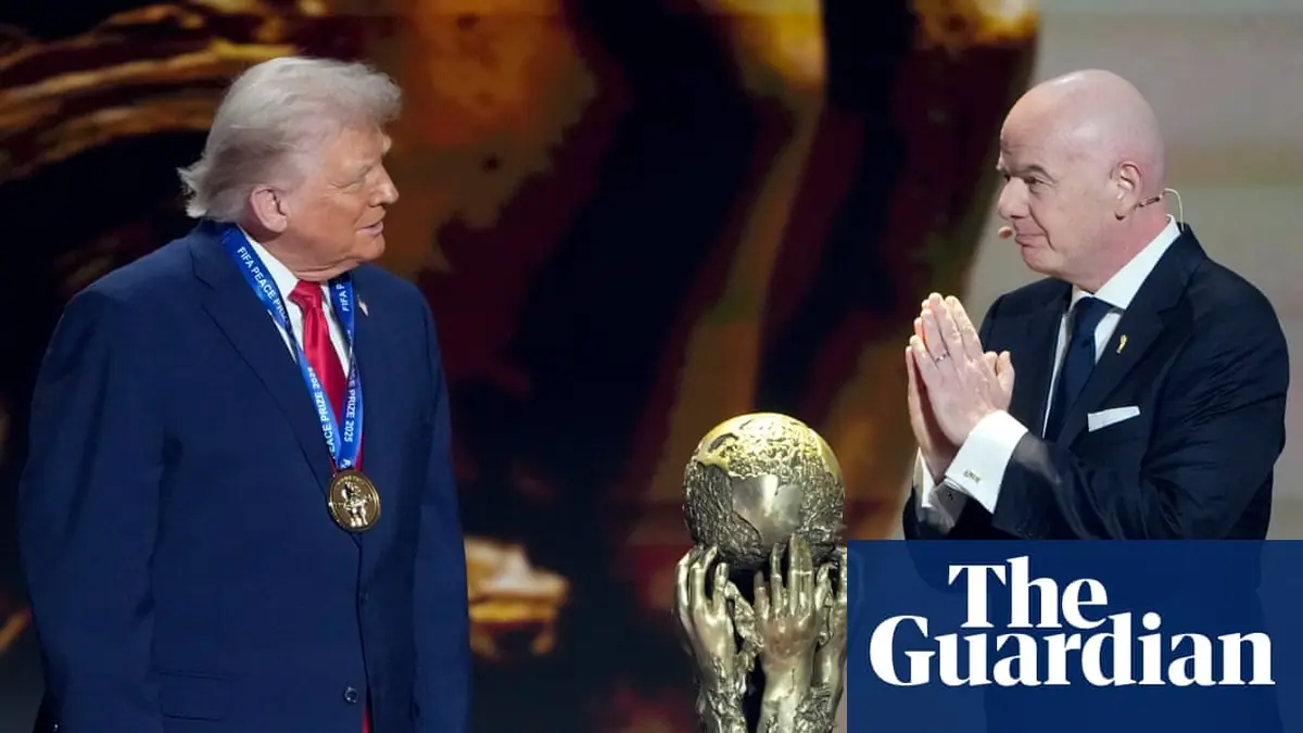 Infantino told by top Fifa figures to scrap or depoliticise peace prize after Trump furore