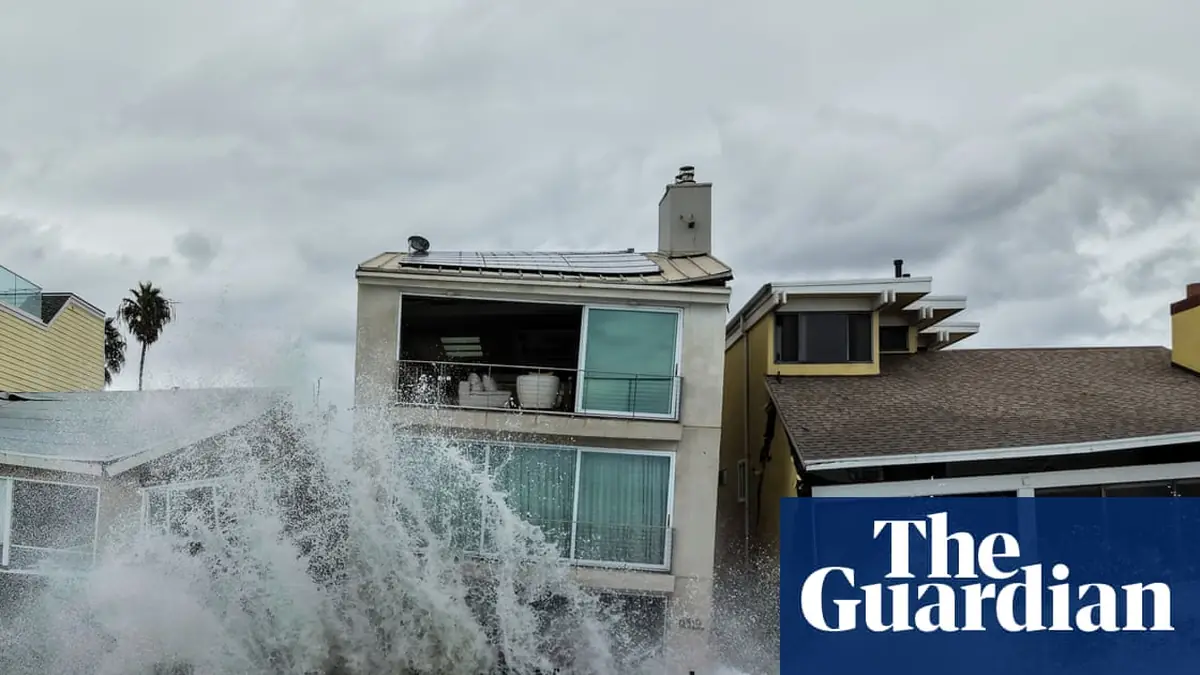 Intense waves and floods batter California waterfront homes and boardwalks
