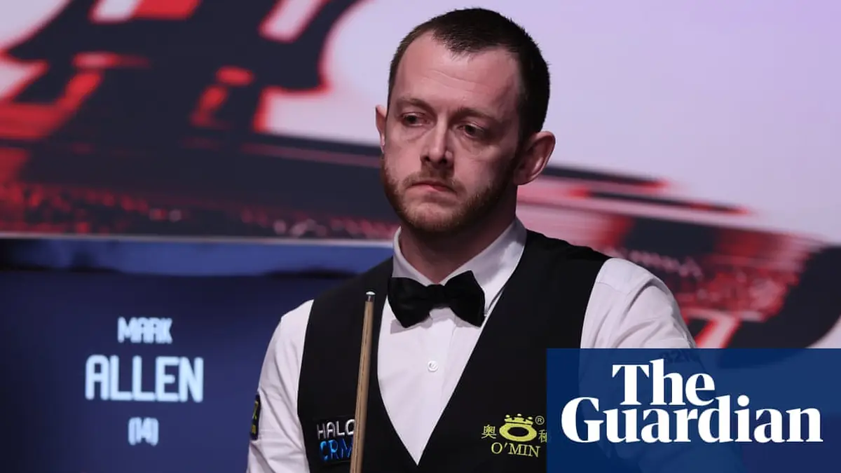 Mark Allen reveals he made snooker return after 10-week stay in mental health clinic