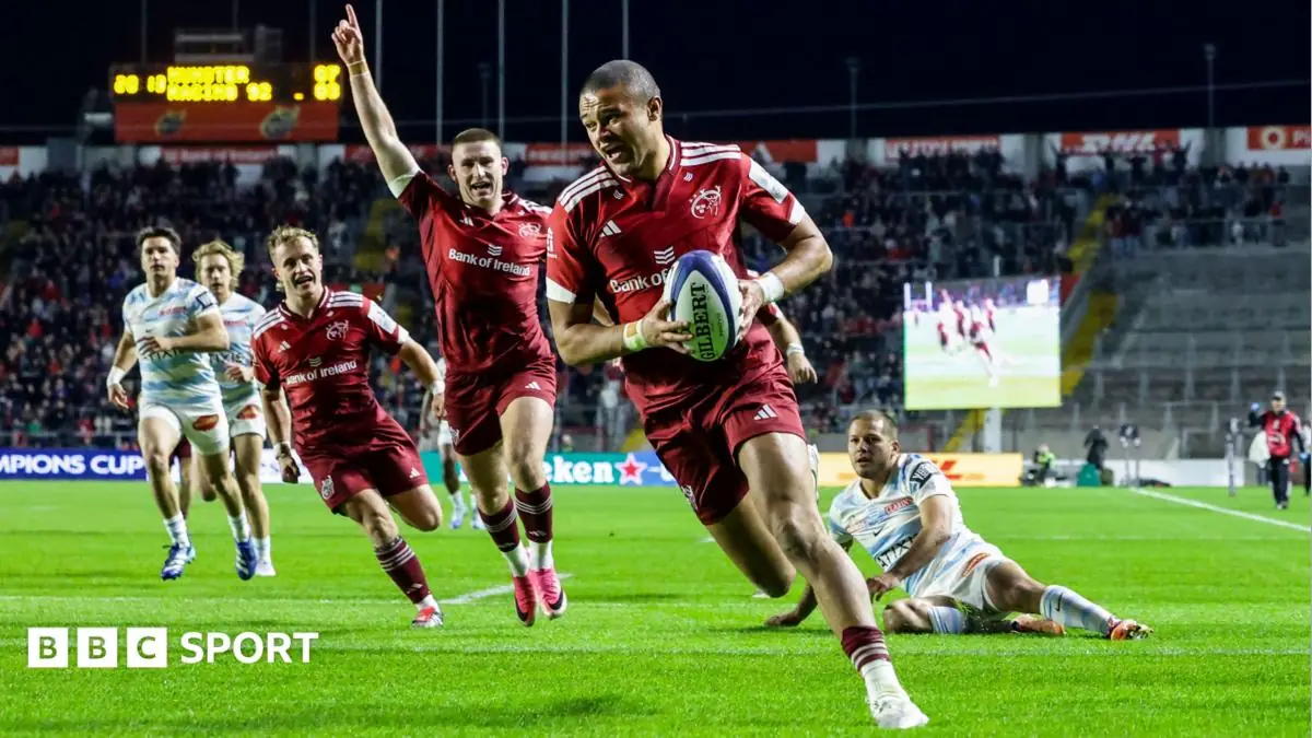 Munster hold on to beat Racing after Foley tributes