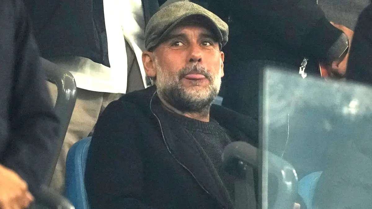 Pep watching at Etihad as Man City lose two early goals to PSG LIVE!