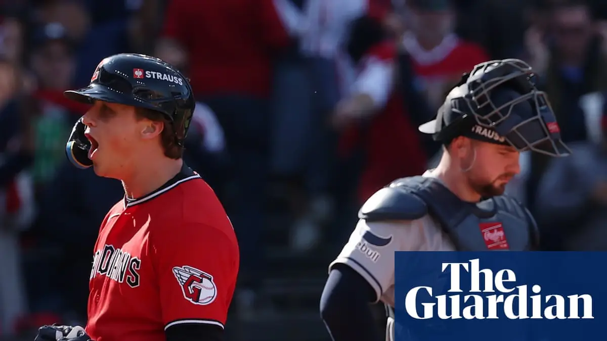 Petey Halpin’s two-run homer lifts Guardians past Rays for 2-1 ALCS lead