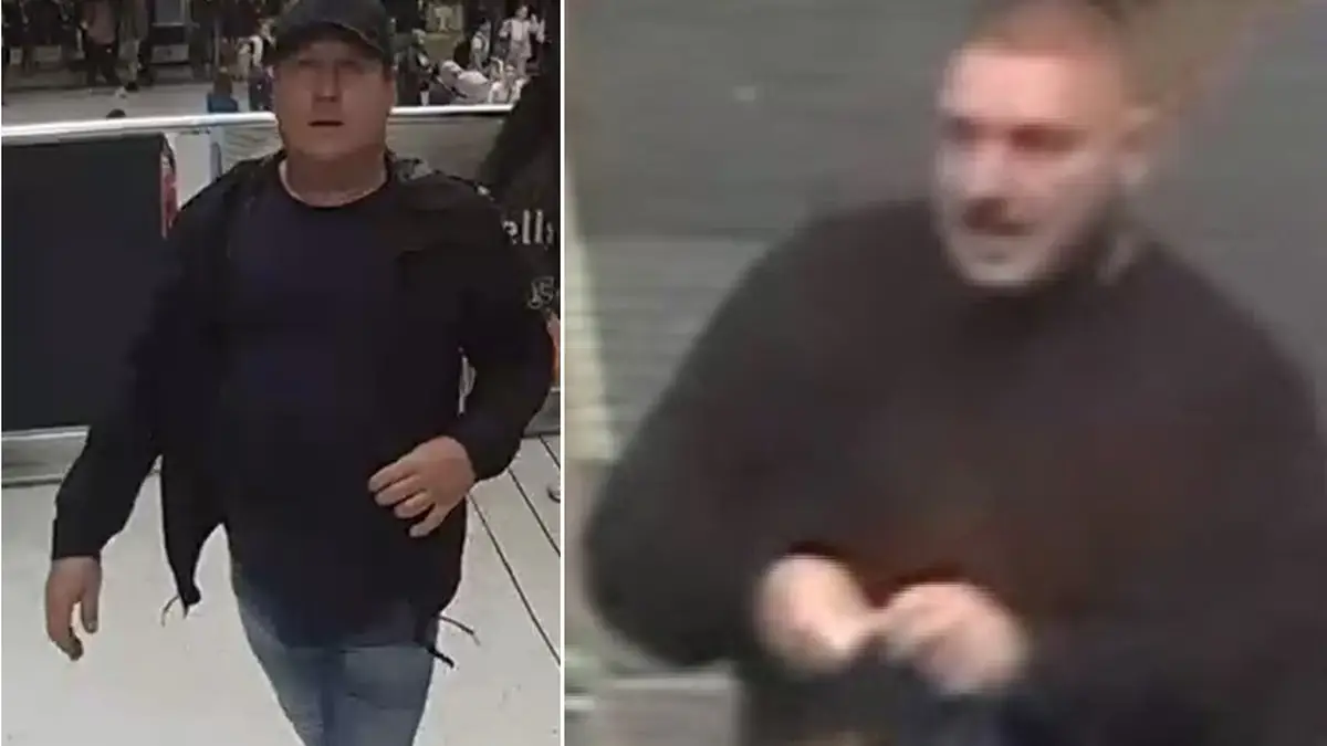 Police hunt for two men after victim's teeth knocked out at London station