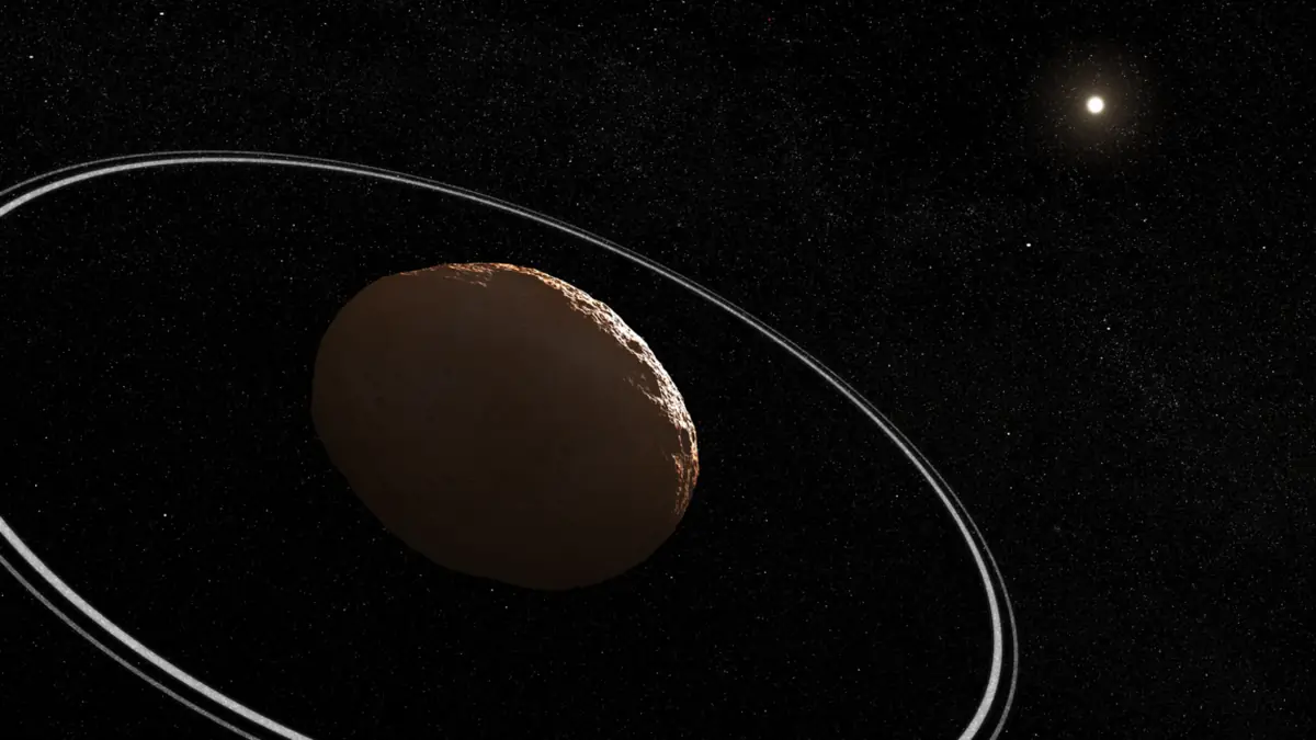 Rings around a tiny body have changed over the past decade