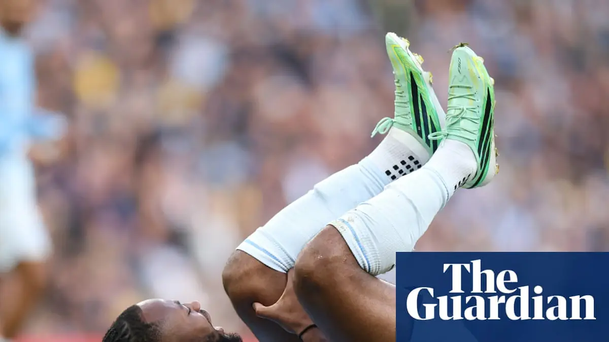 Semenyo’s eight-week injury absence leaves Manchester City short on cover for Haaland