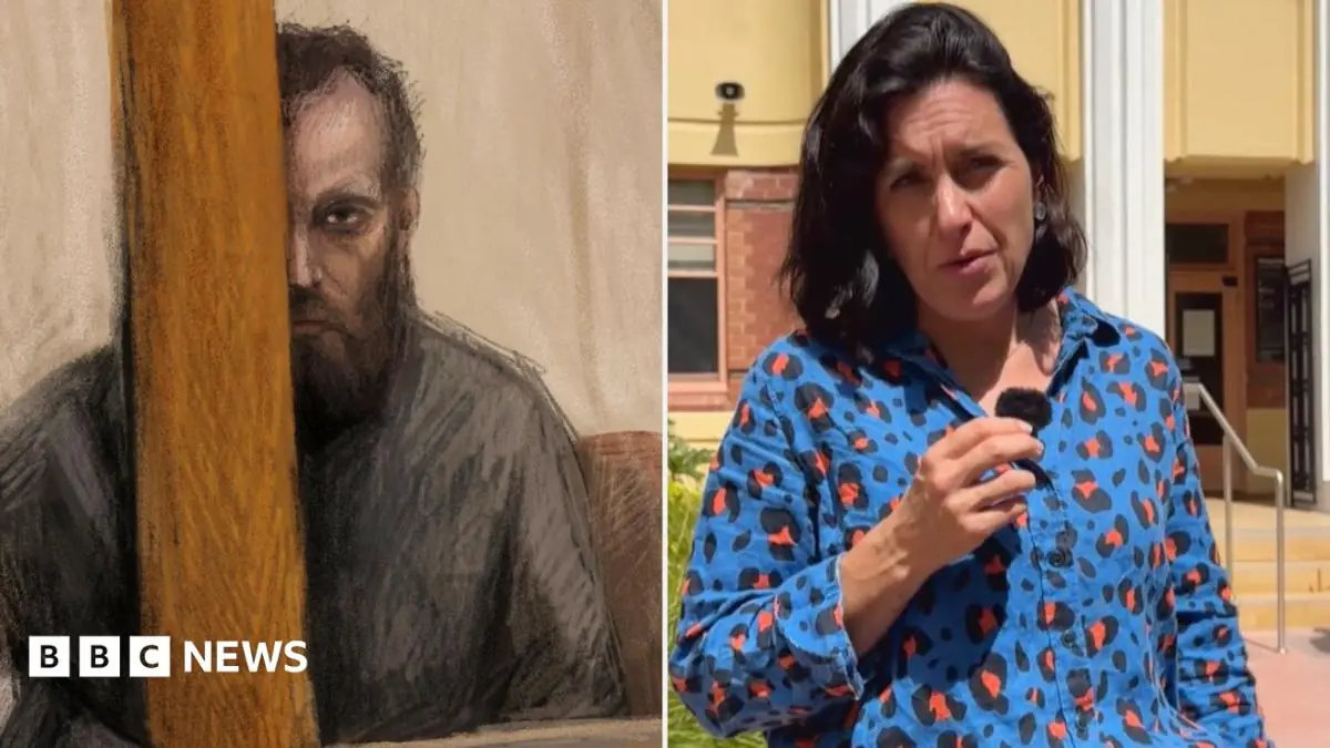 Watch: BBC inside Australian court as man charged with attacking MP stays silent in first hearing
