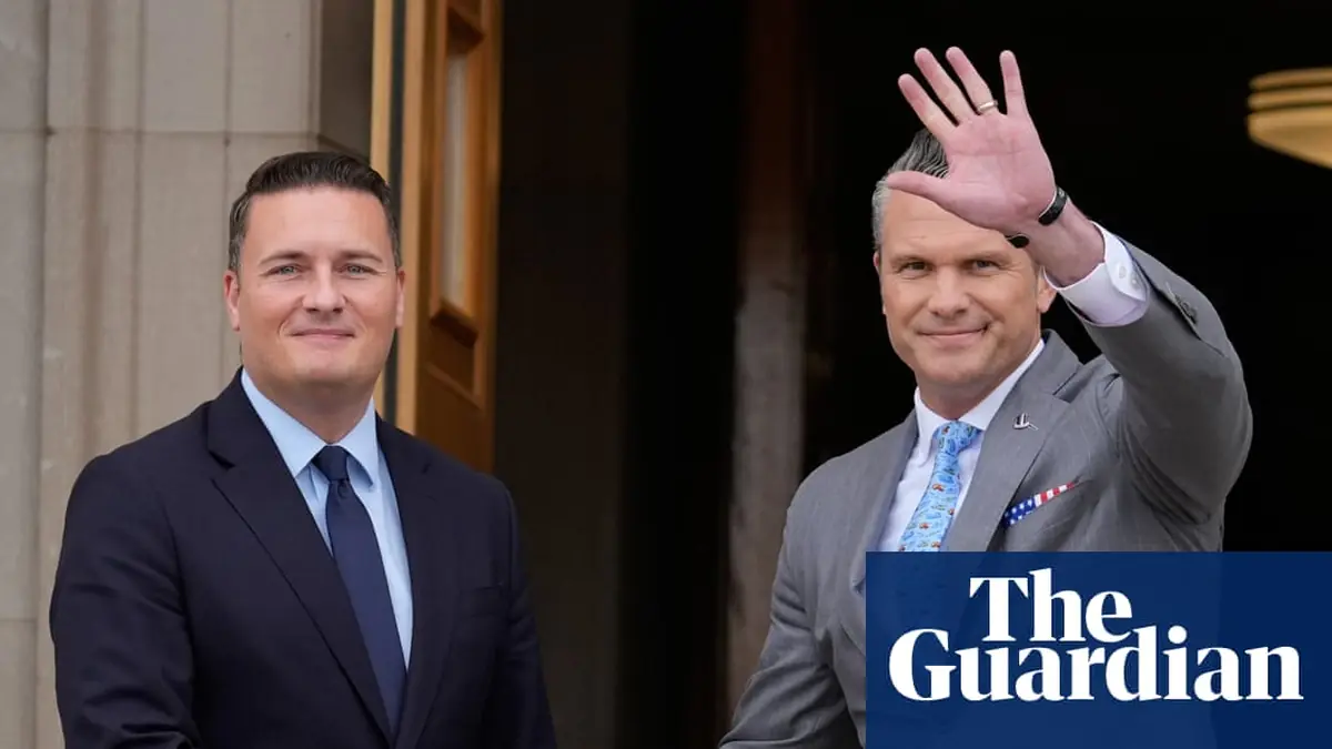 Wes Streeting urges US to back Ukraine on Washington visit after Starlink row